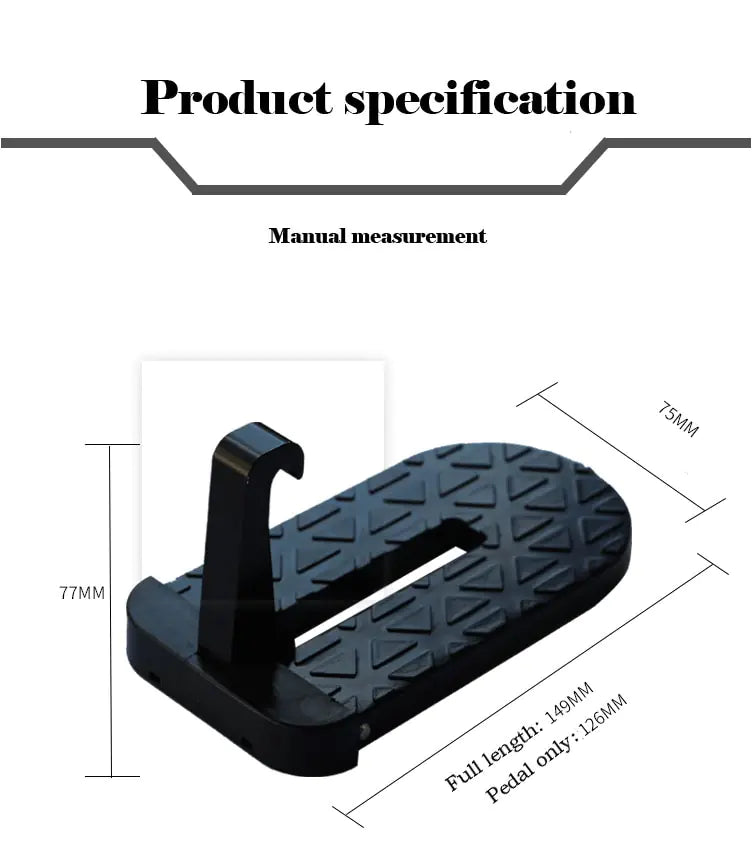 Multifunction Foldable Car Roof Rack Step