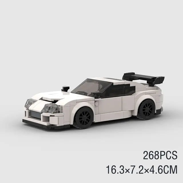 Toyota Supra Sport Car Building Brick