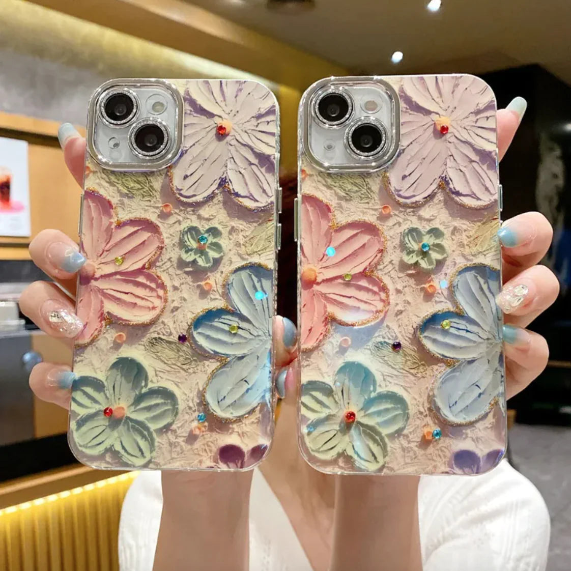 Floral Blue Light Protection Phone Case